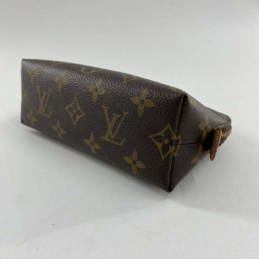 LOUIS VUITTON Authentic Brown Monogram Pochette Mini Bag - Picture 3 of 10